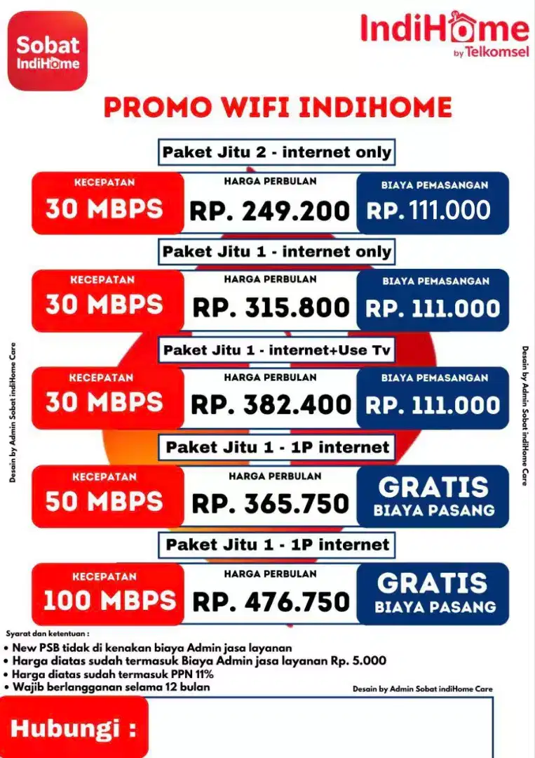 Wifi indihome PROMO