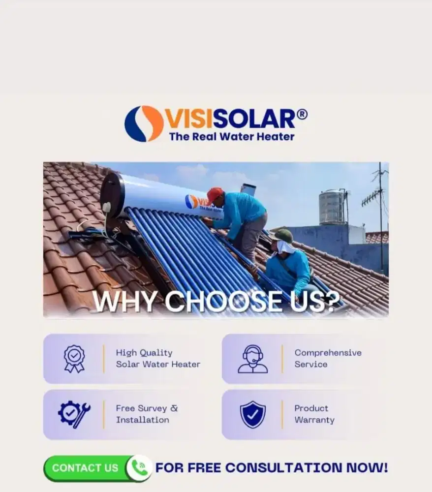 WATER HEATER SOLAR PEMANAS AIR