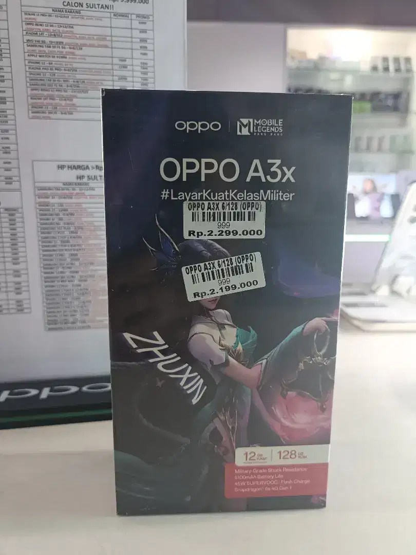 oppo A3x 6/128 garansi resmi 1tahun atlantis dahsyat