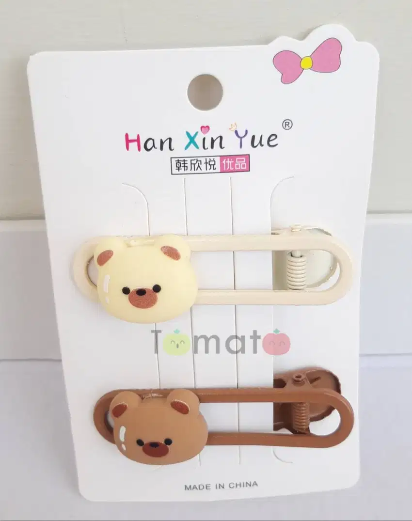 Han Xin Yue Jepit Rambut model buaya Motif Panda