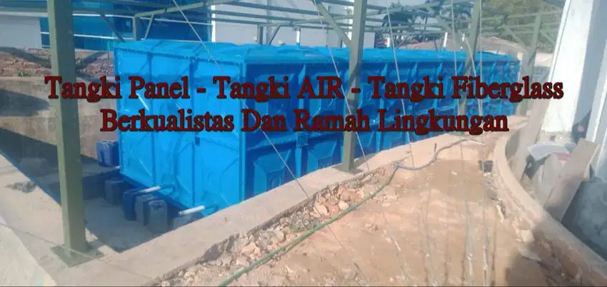 Roof Tank, tangki panel, Panel Tank FRP, Tangki Air Kotak, Toren Air,