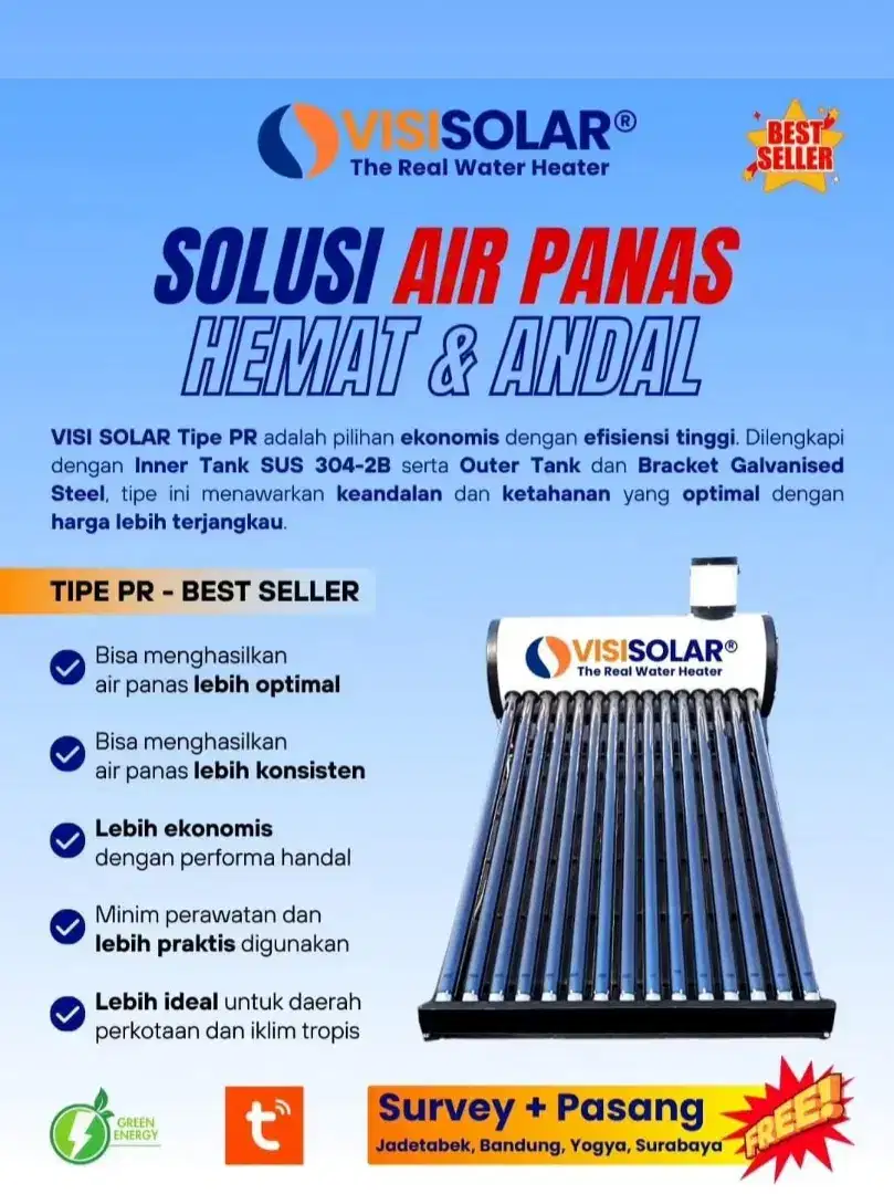 WATER HEATER SOLAR MATAHARI MURAH