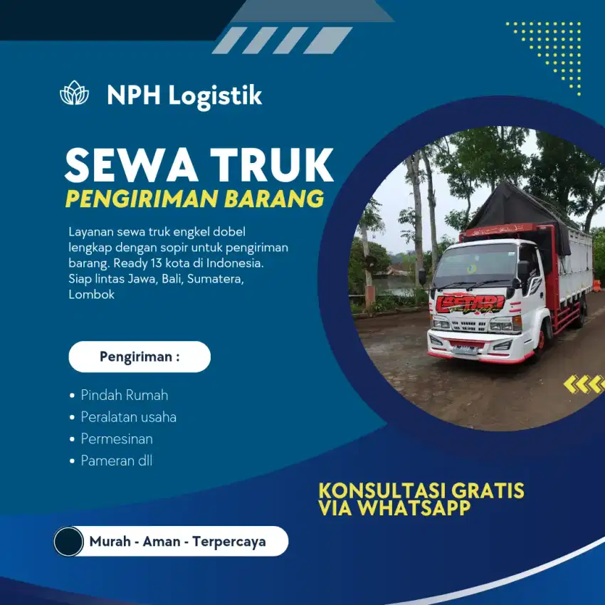 Jasa angkut sewa truk Lampung jasa pindah rumah