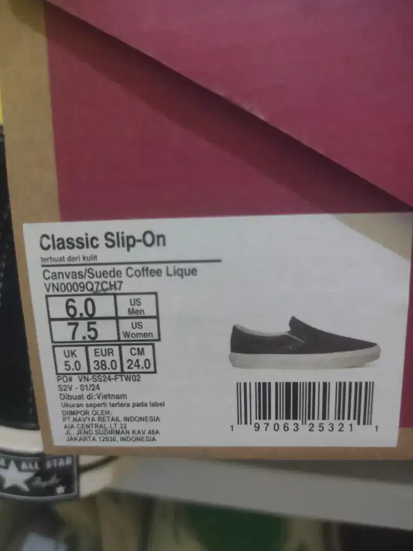 Vans slip on second original