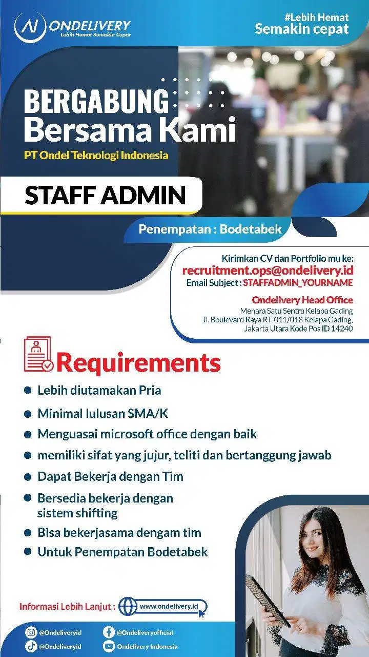 STAFF ADMIN HELPER (BOGOR)