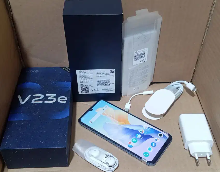 Hp mewah murah meriah - Vivo v 23e 8/128 - full set komplit