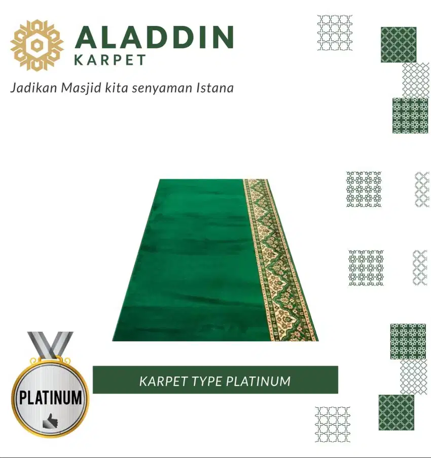 Karpet Masjid Paling Terjangkau Kualitas Bahan Anti Bakar