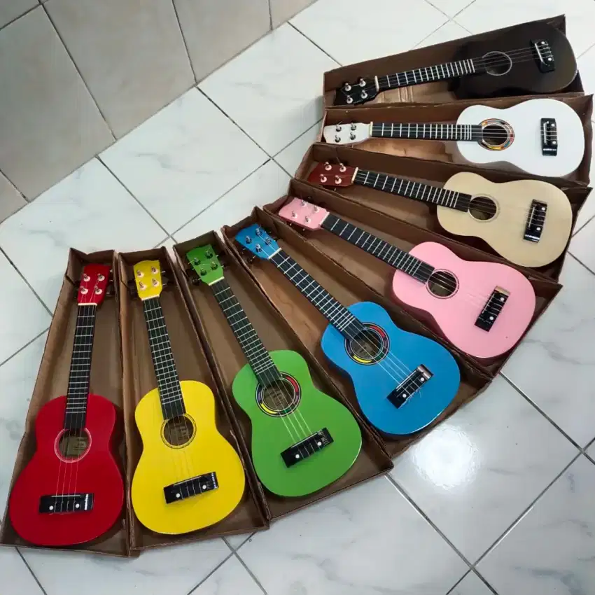 Gitar Ukulele Senar 4 Okulele Kentrung Bahan Kayu