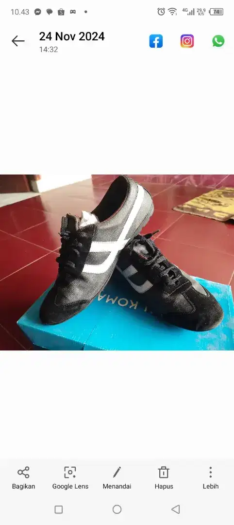 Jual sepatu yongki Komaladi UK 41