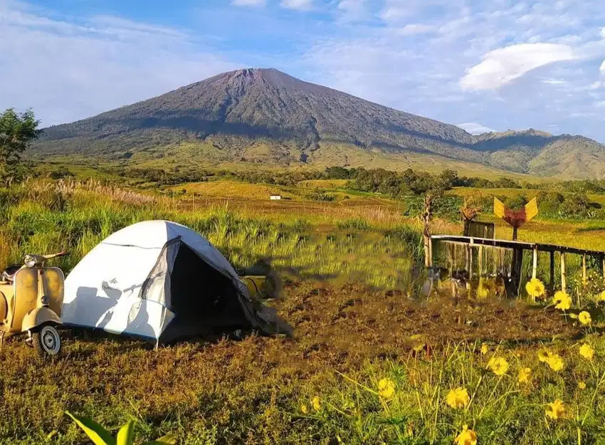 Dijual Cepat Tanah di Sembalun Full View Gunung Rinjani