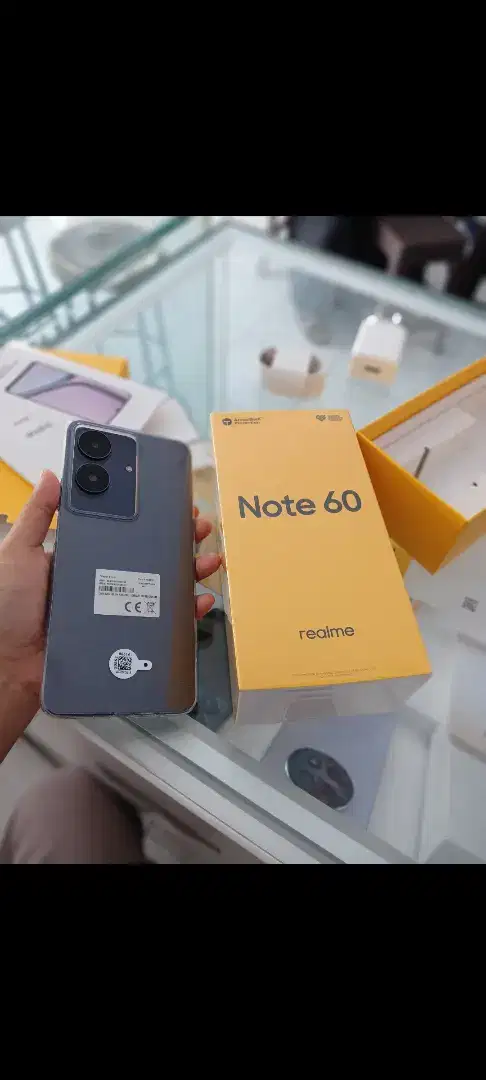 REALME NOTE 60 RAM 6+6/128, NEW, ORI, BISA COD / ANTAR SAMPAI RUMAH