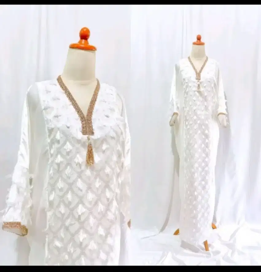 Kaftan abaya putih