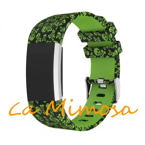 Strap Sport Printing Silicone Fitbit Charge 2 Watchband