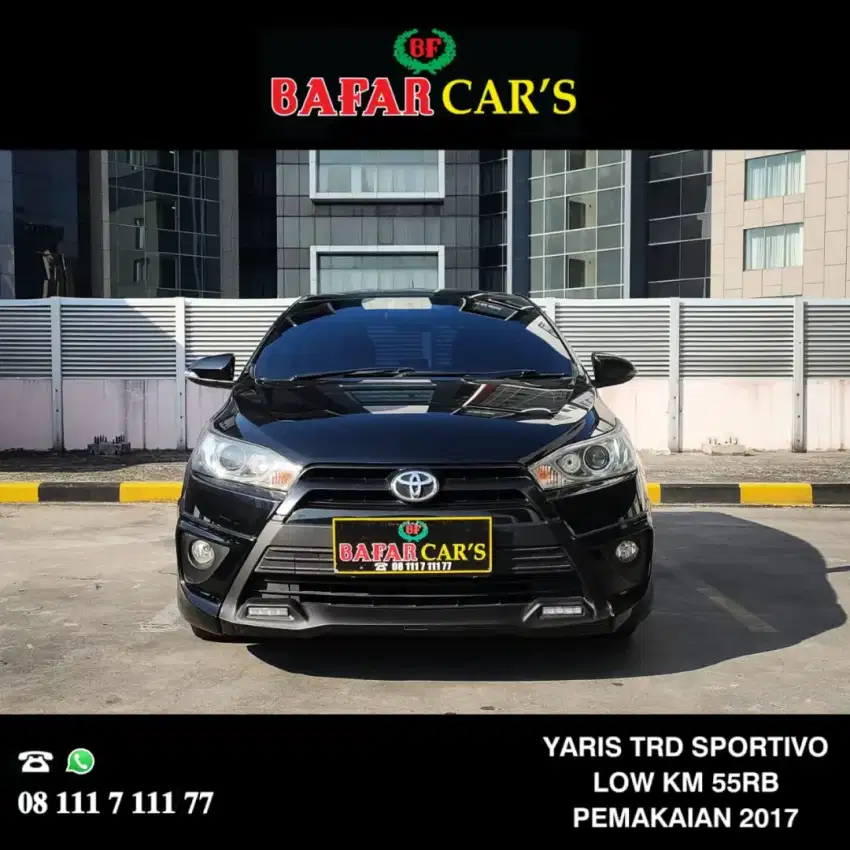 Toyota Yaris TRD Sportivo Heykers 2017 Low Km Istimewa Termurah