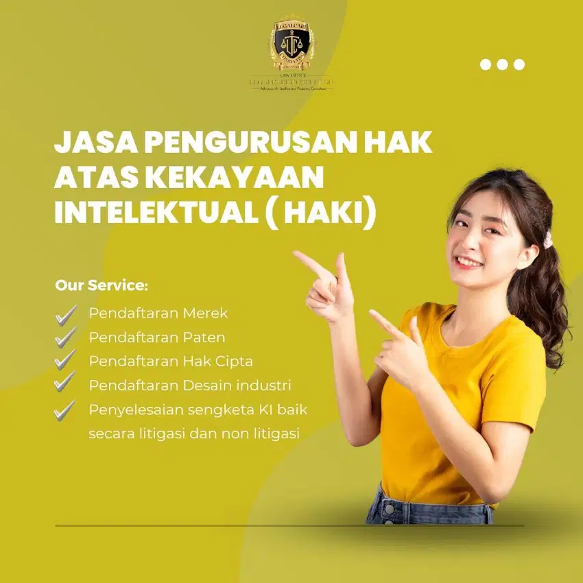 Jasa pendaftaran merek / logo / HAKI