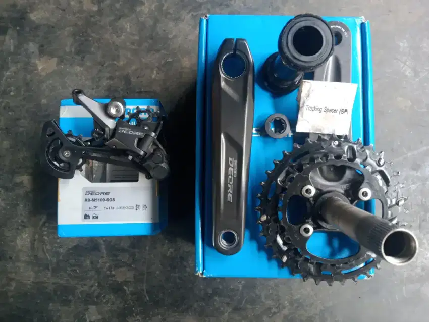 RD Deore M5100 & Crank dual chainring