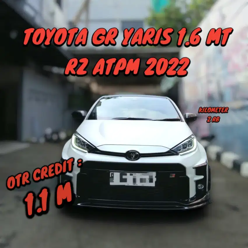 TOYOTA GR YARIS 1.6 MT RZ ATPM  2022 LOW KM