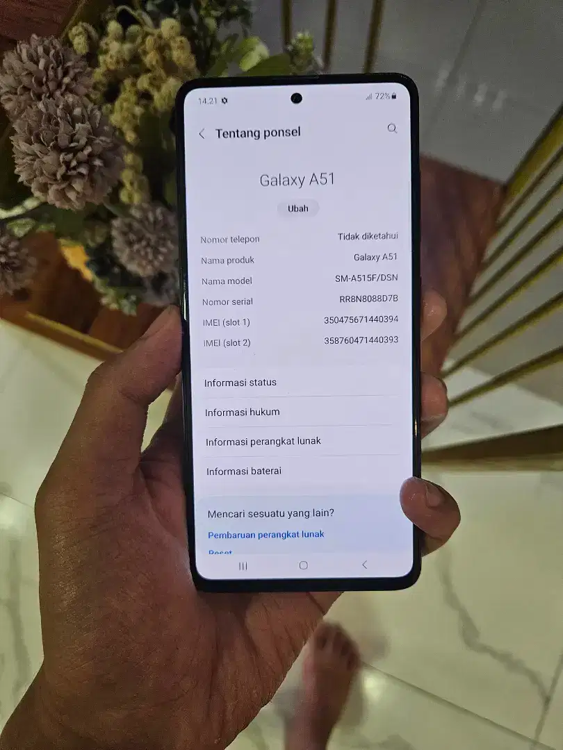 Samsung A51 8/128gb second termurah