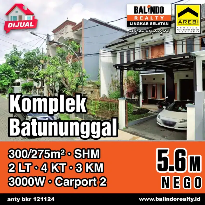 Rumah Cantik Siap Huni Batununggal Tengah Kota