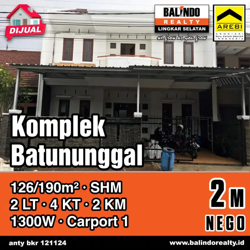 Rumah Siap Huni Komplek Batununggal
