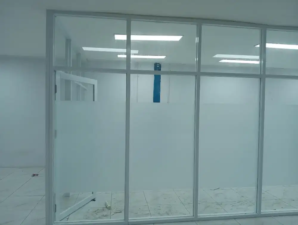 Murah pintu kaca dan partisi kaca aluminium