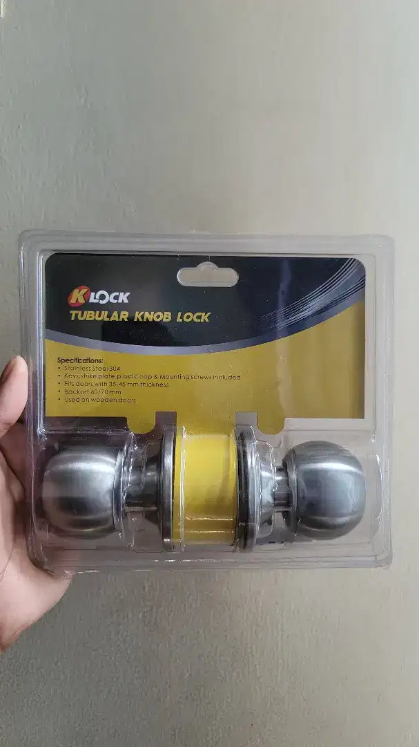 K-Lock Handle Pintu Bulat Pintu Masuk Silver Door
Handle Gagang Pintu