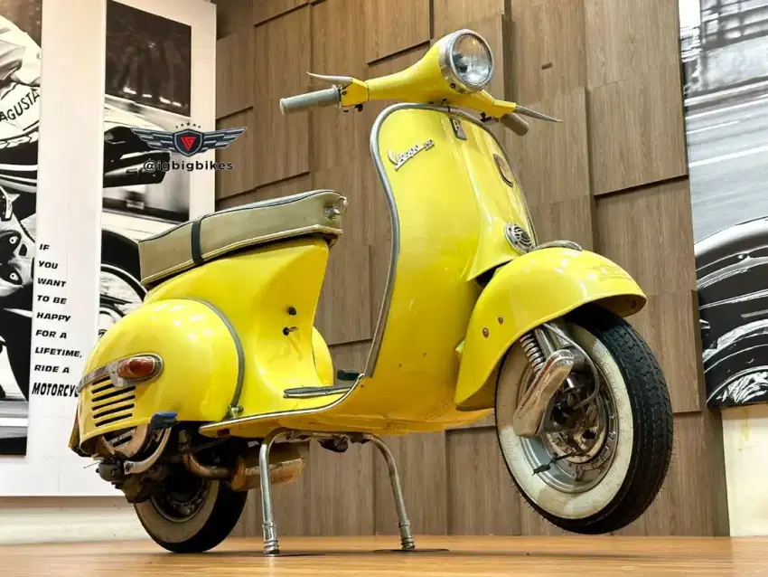 Vespa tua Vespa Kongo Garuda III 1963 Kuning Muda seri VGLA