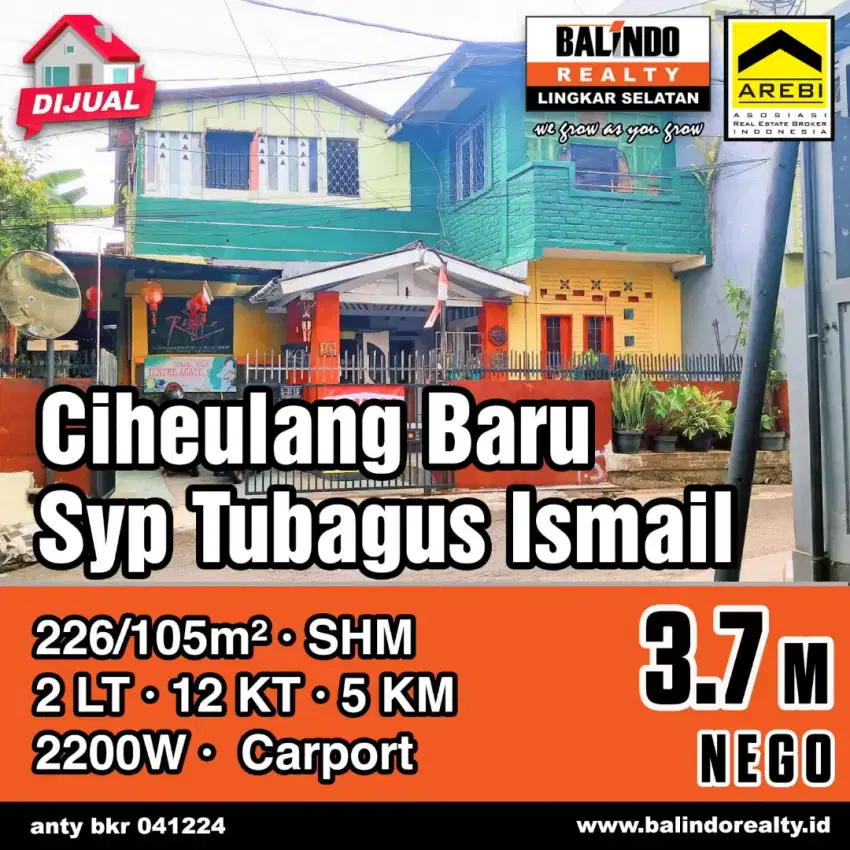 Jual Cepat Rumah Kost Sayap Tubagus Ismail Strategis