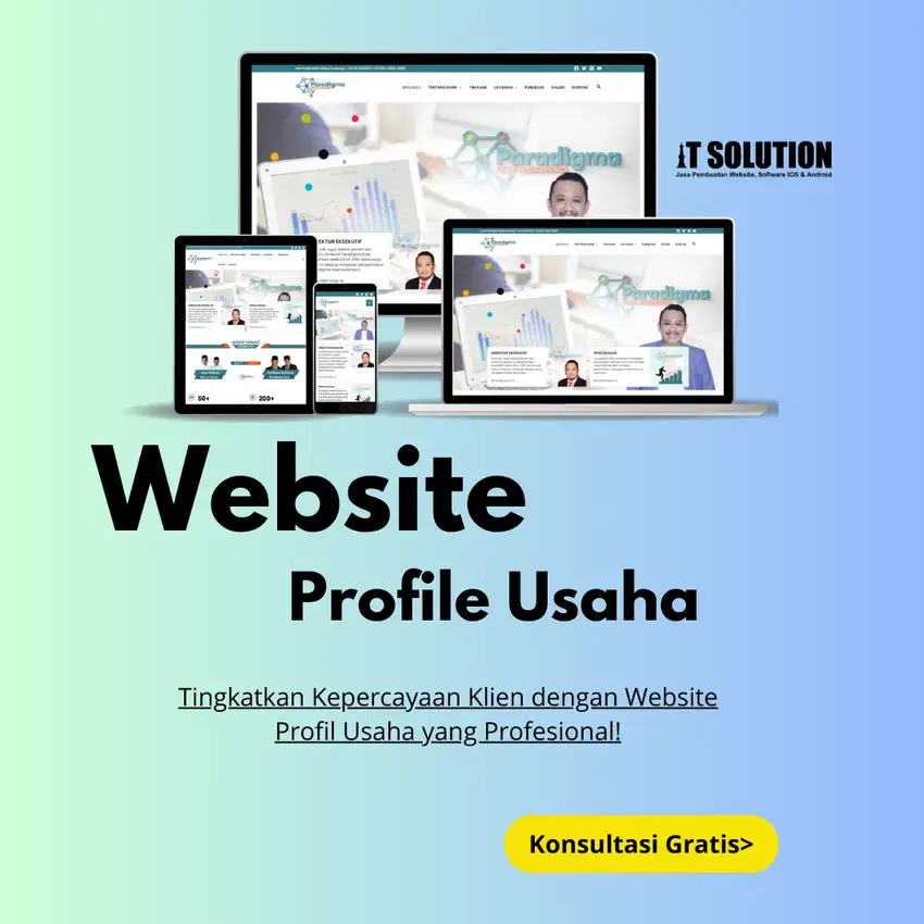 website profil usaha