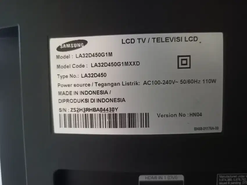 Lcd samsung 32inch