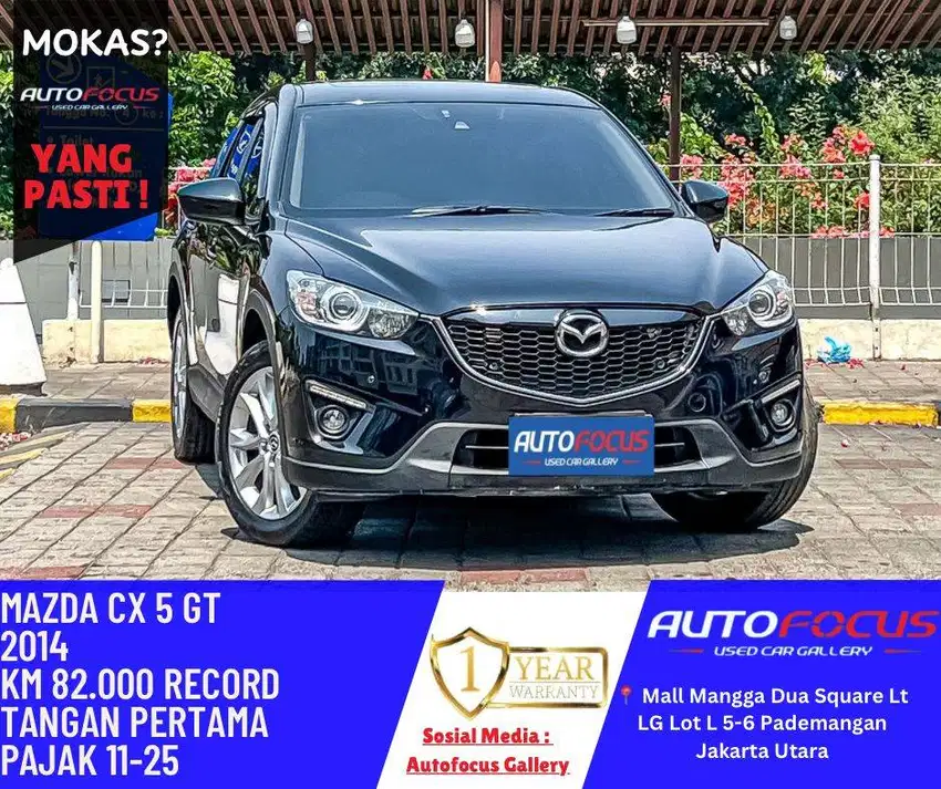 Mazda CX5 CX 5 2.5 GT Grand Touring Hitam Metalik 2014 Full Record