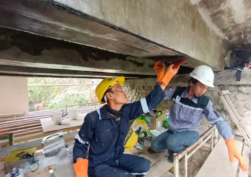 Spesialist perkuatan struktur Beton, CarbonWrap, Carbon FRP, Jacketing