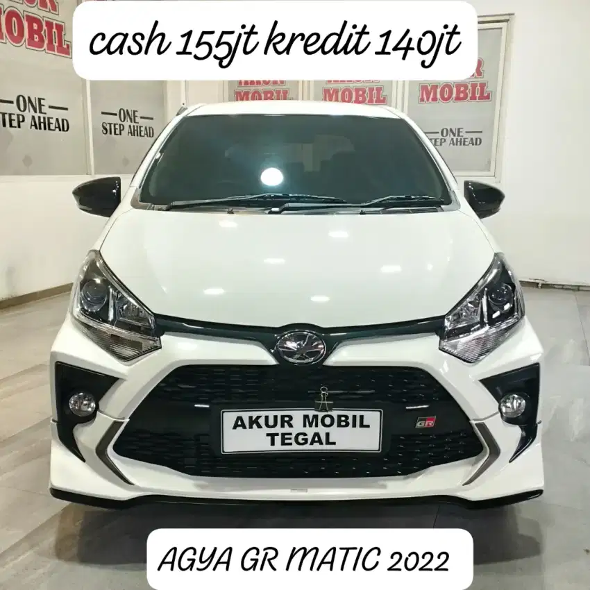 DP 15JT ! AGYA TIPE GR MATIC 2022 PUTIH STNK PANJANG KREDIT MUDAH