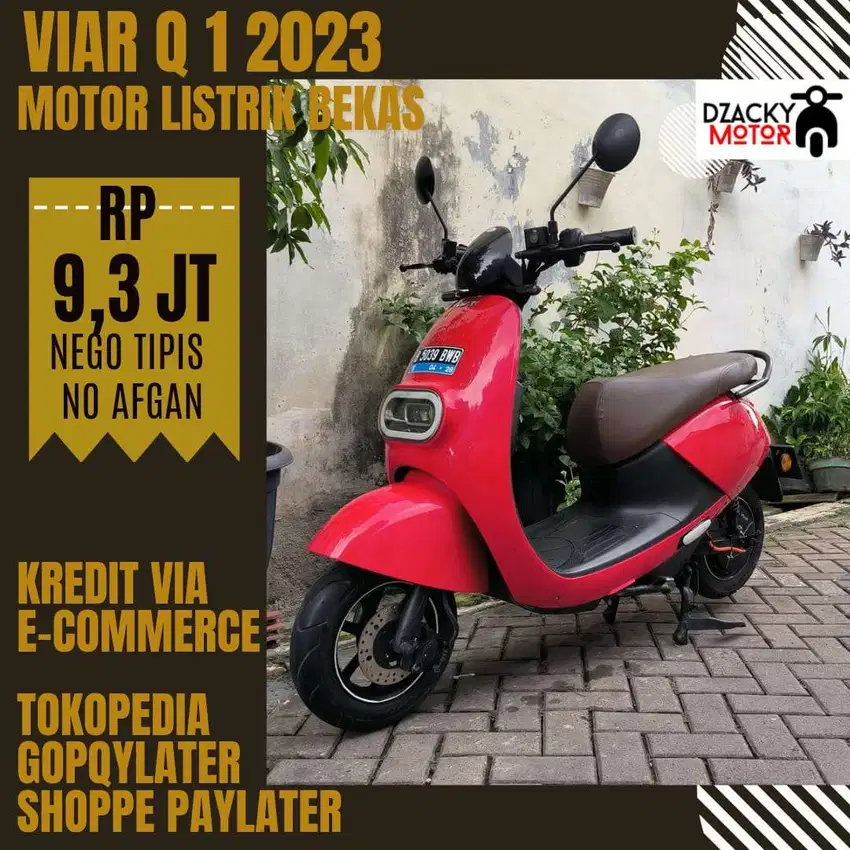 VIAR Q1 2023 MOTOR LISTRIK JUAL CASH, CREDIT VIA E-COMMERCE