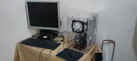 Obral murah 1 set komputer PC + Monitor