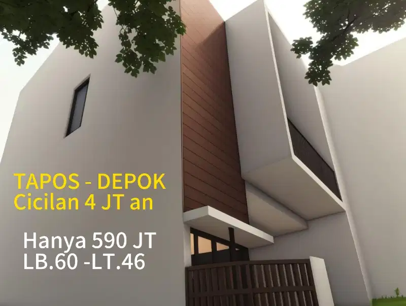 Jual Rumah New Minimalis 4 KM dari  Trans Studio Mall Cibubur