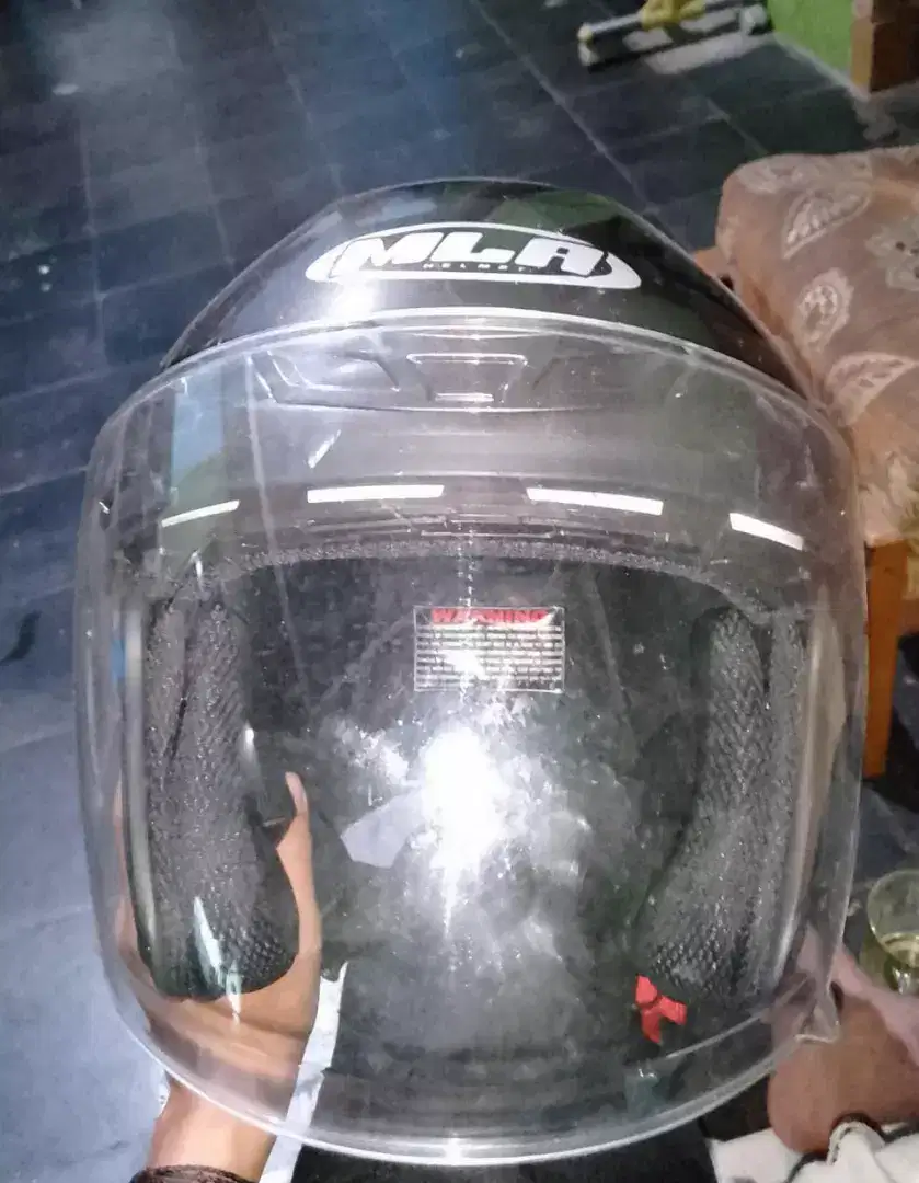 jual helm baru di pake 4 hari