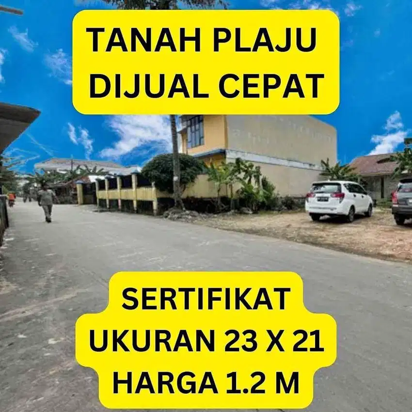 Di jual tanah murah lokasi plaju pertahanan