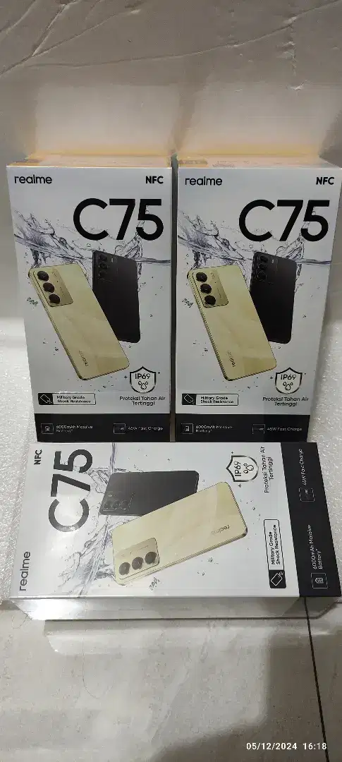 Realme C75 ram 8/128/256 baru