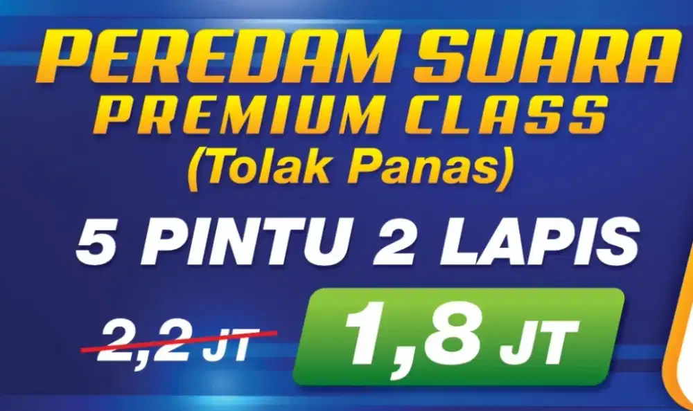 Peredam suara audio pintu tolak panas toyota avanza bahan ringan karet