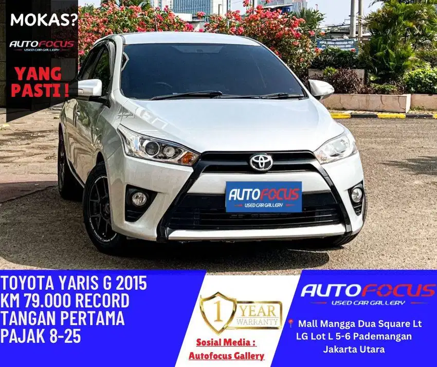 [Angs3Jt] Toyota Yaris G 2015 Matic DP 10Jt