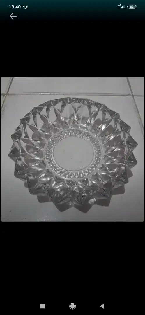 JUAL ASBAK KACA UKURAN 35CM