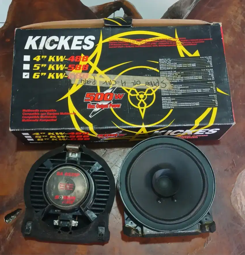 Speaker 6,5 copotan New CRV magnet besar,blm lama pakai,dos u pemanis