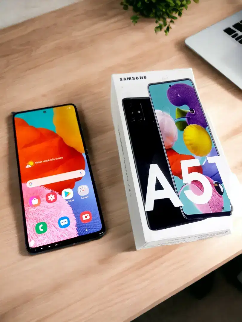 Samsung a51 128GB second original keren bjm