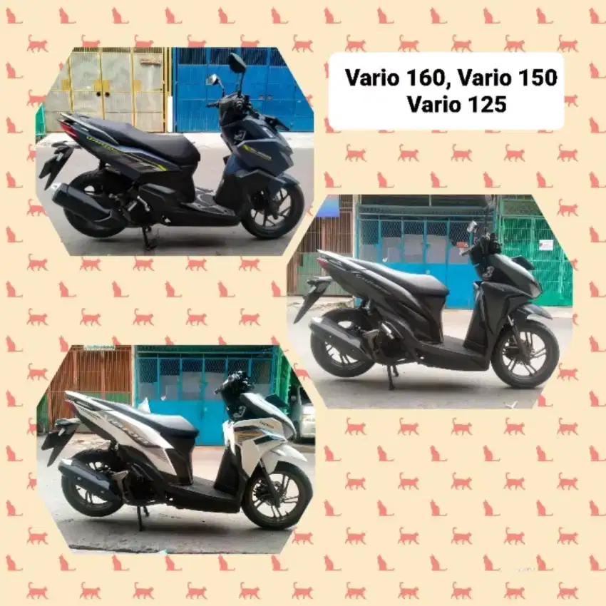 Dp 1jt Honda Vario 160 dan type lainnya yg 150 dan 125  promo kredit