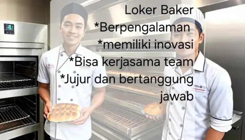 Lowongan BAKER Roti