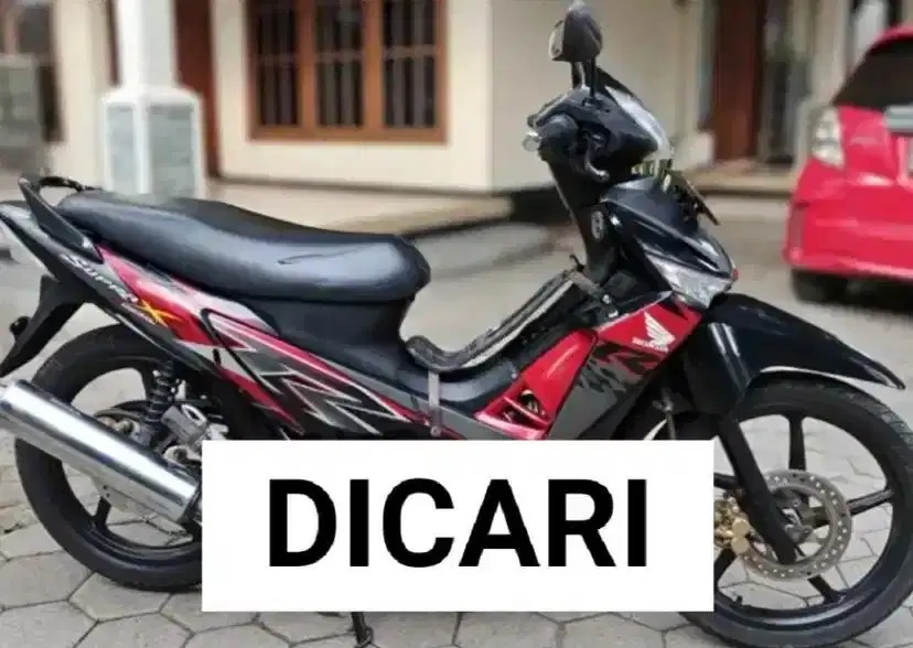 Di Cari Supra X 125 Double Disk DD Tahun 2009 Ke Atas Karbu.