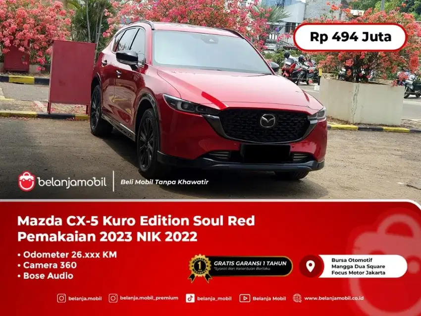 [ LOW KM ] Mazda CX5 CX-5 Kuro Edition Soul Red 2022/2023