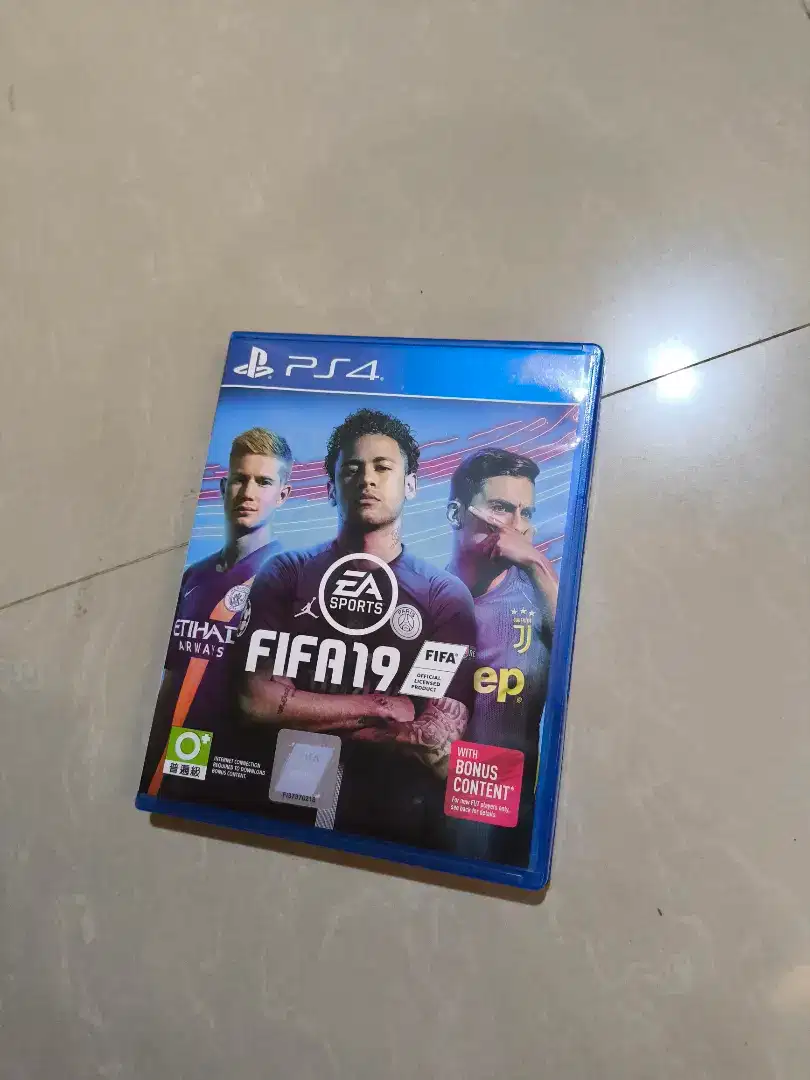 KASET PS 4 FIFA 19 REG 3 ORIGINAL PRELOVED