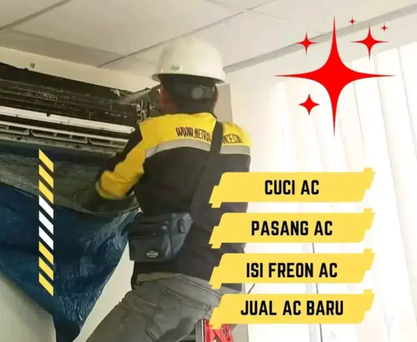 Service ac cuci ac bongkar pasang ac servis mesin cuci perbaikan ac